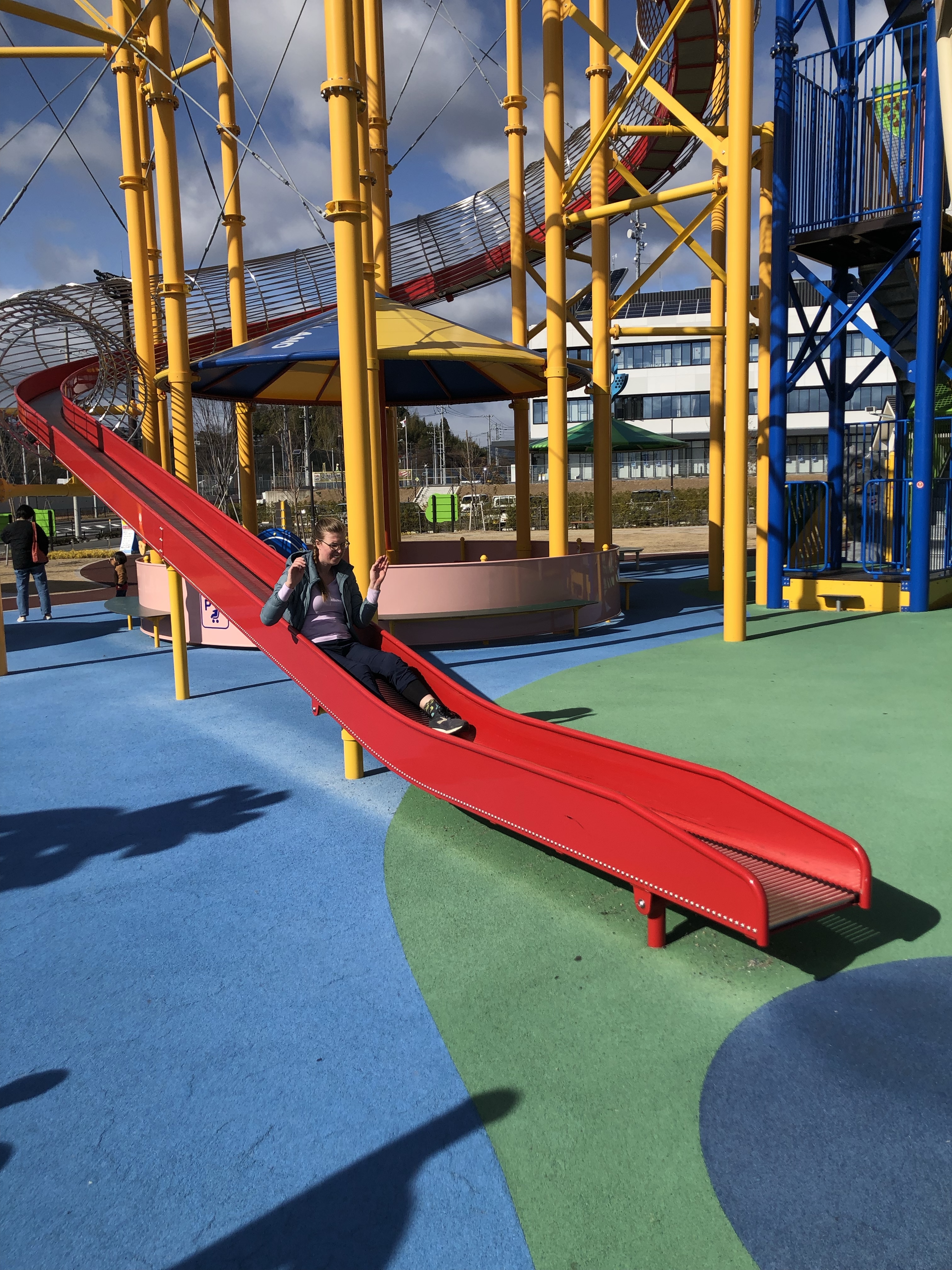 Our first roller slide! – Juliette Knits